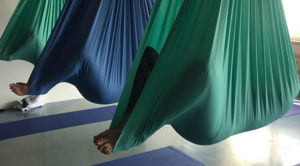 aerial yin yoga